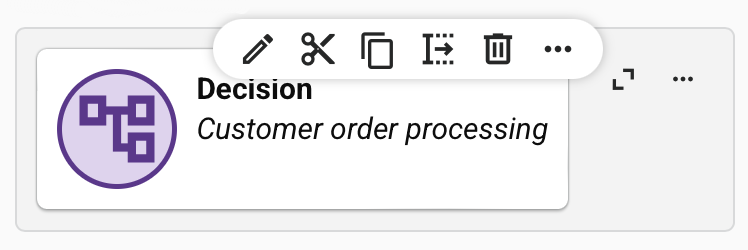 Decision actions