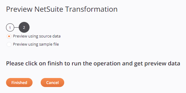 configure source data NetSuite