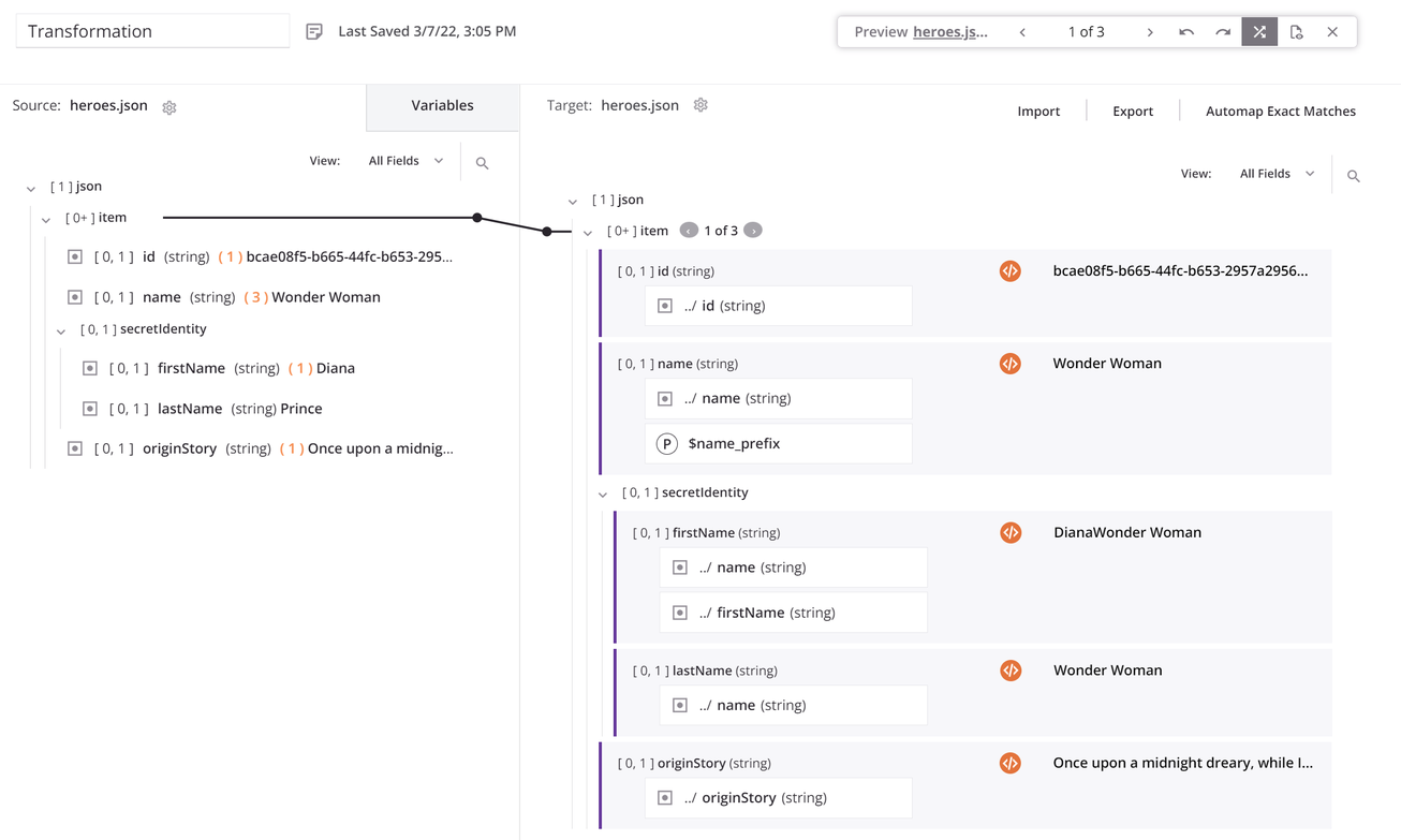 visão geral do modo de visualização