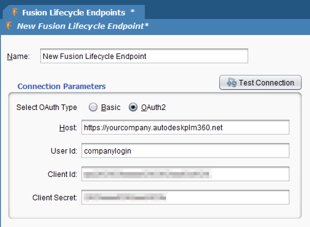 endpoint conexão oauth2