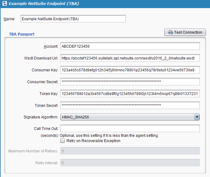 endpoint configuration TBA