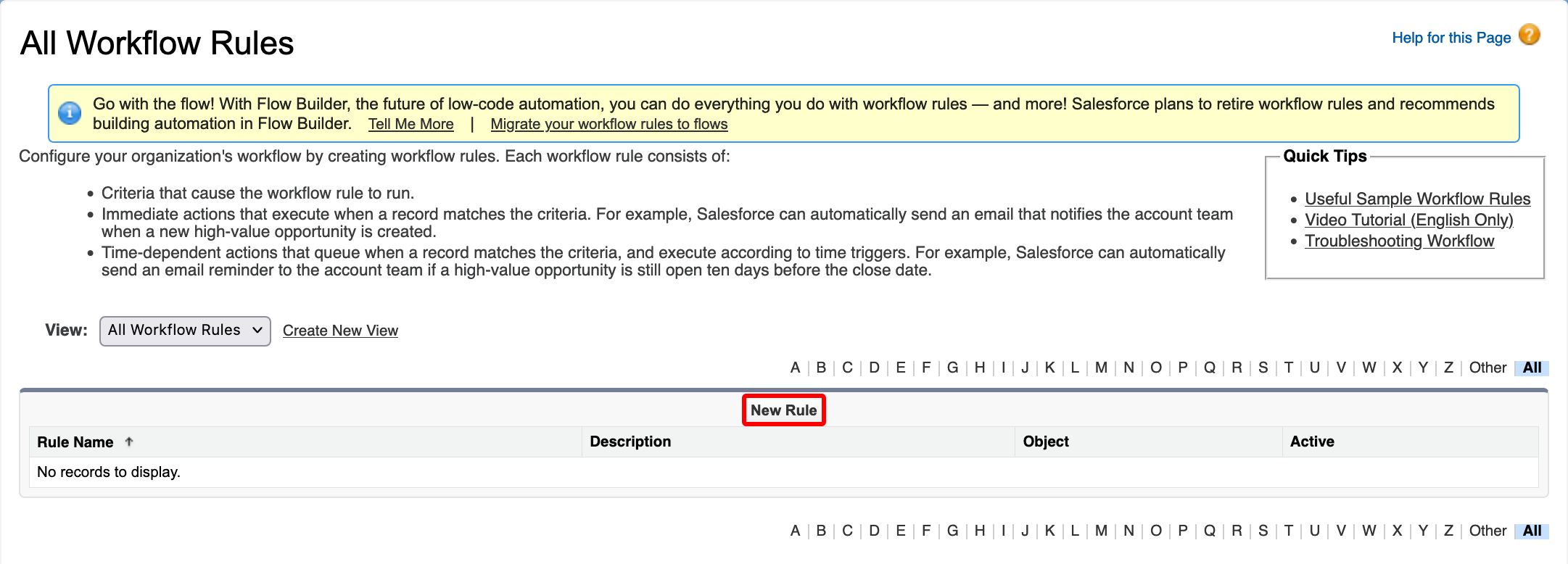 Workflow rule 2