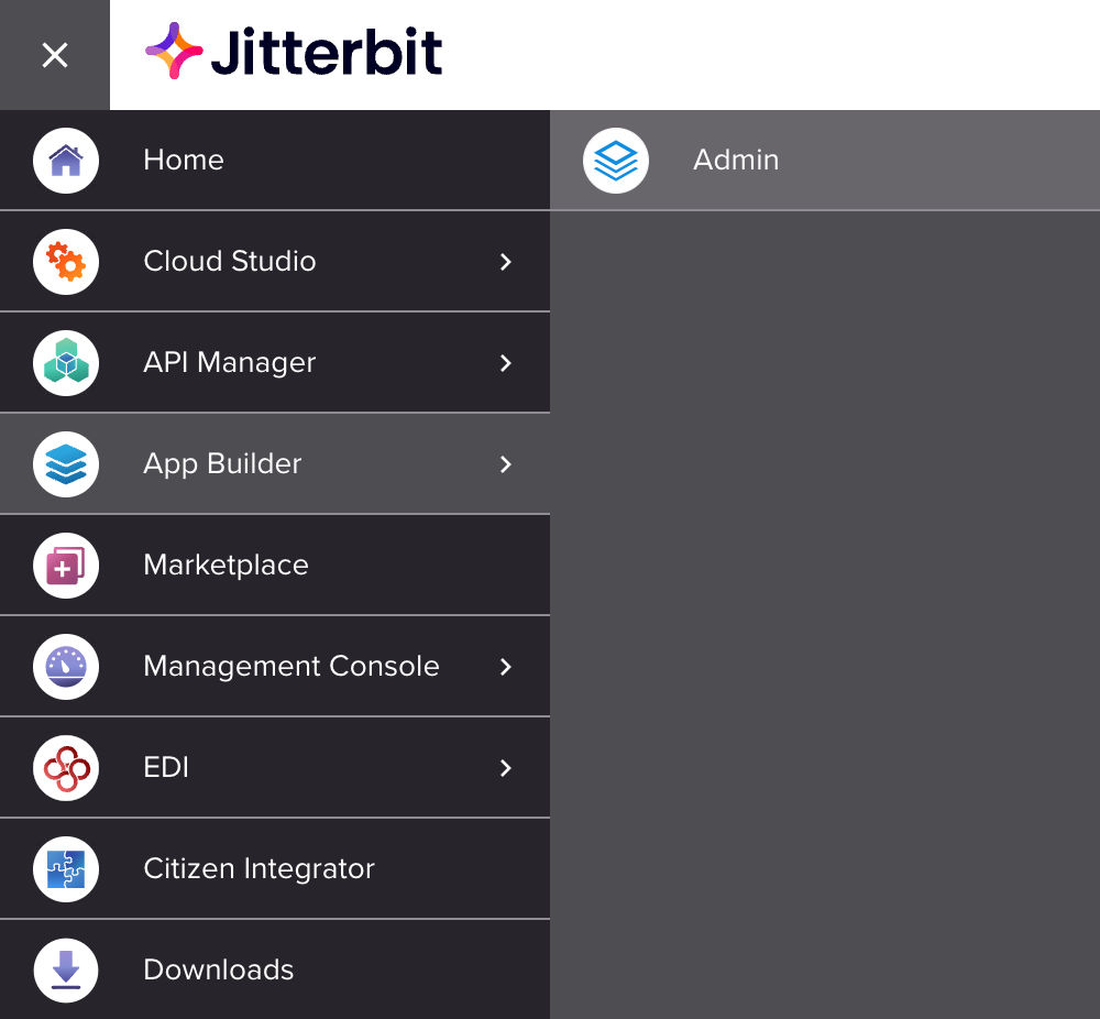 App Builder admin