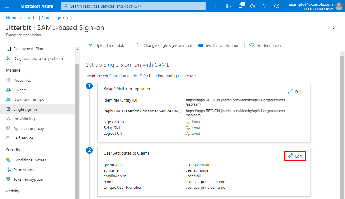 Azure SAML 8