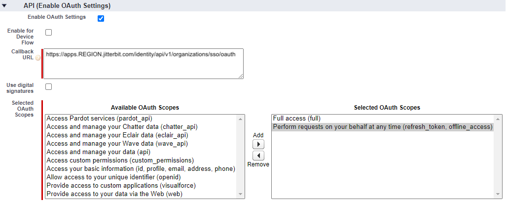 Salesforce OAuth