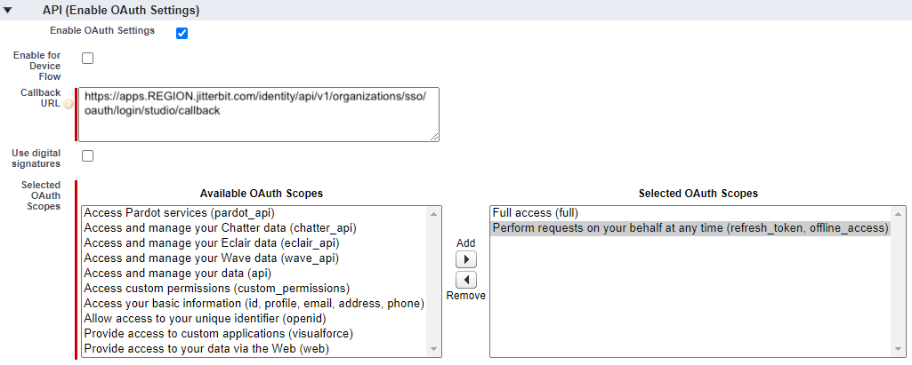 Salesforce OAuth