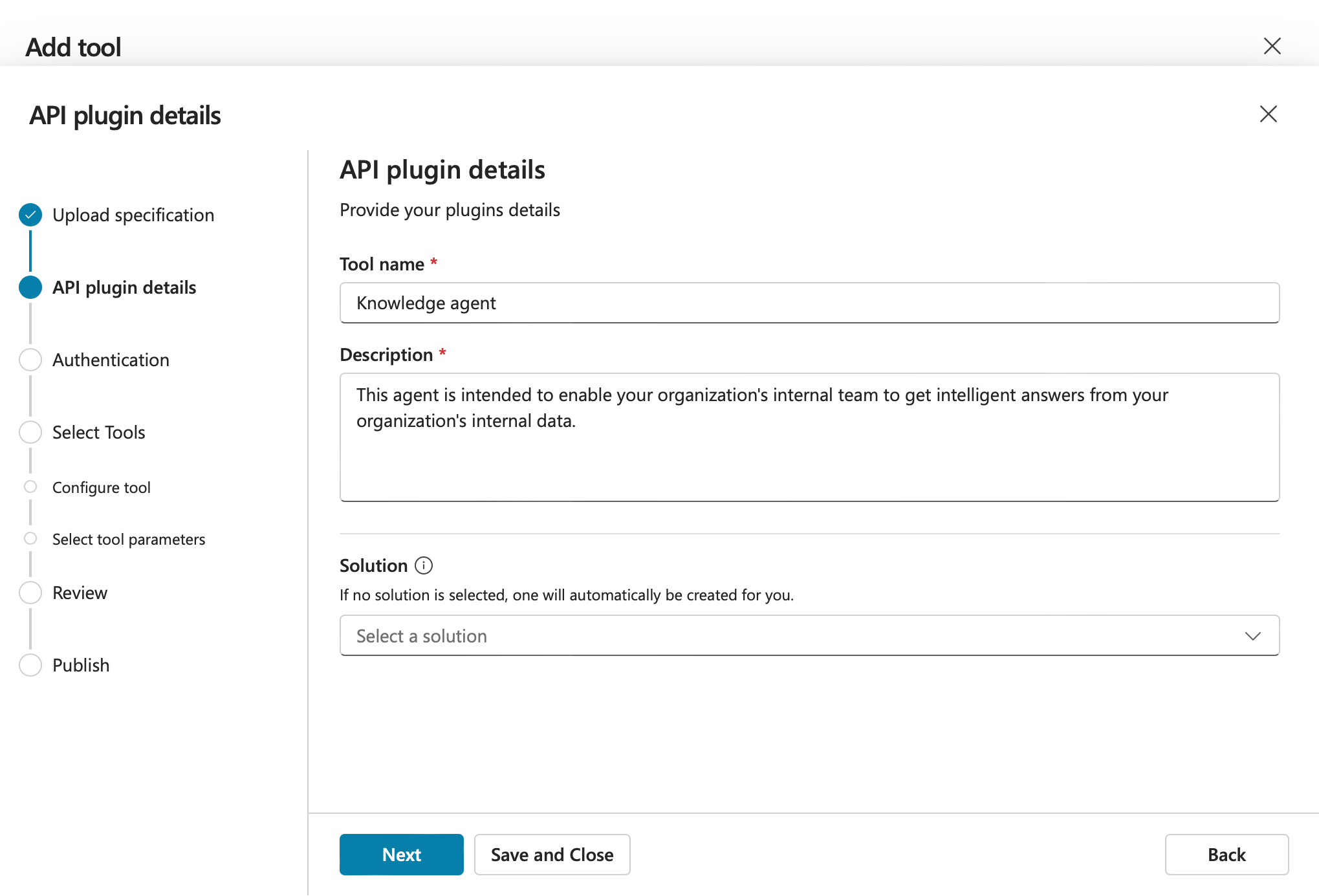 Microsoft Copilot plugin details