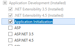 Configuración de inicialización de aplicaciones Winserver 2012 Small