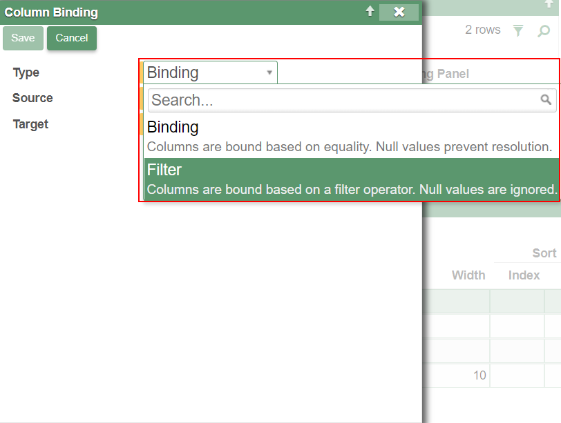 Panelbinding