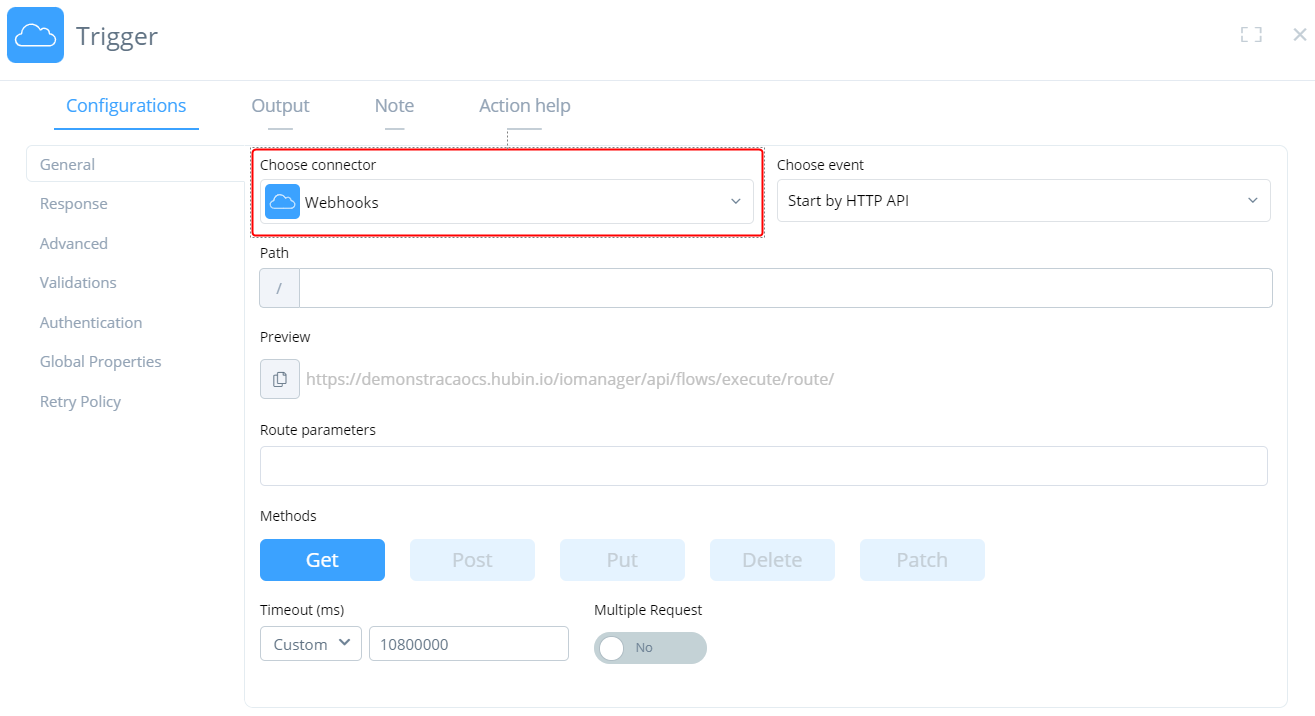 configure or modify a trigger 1