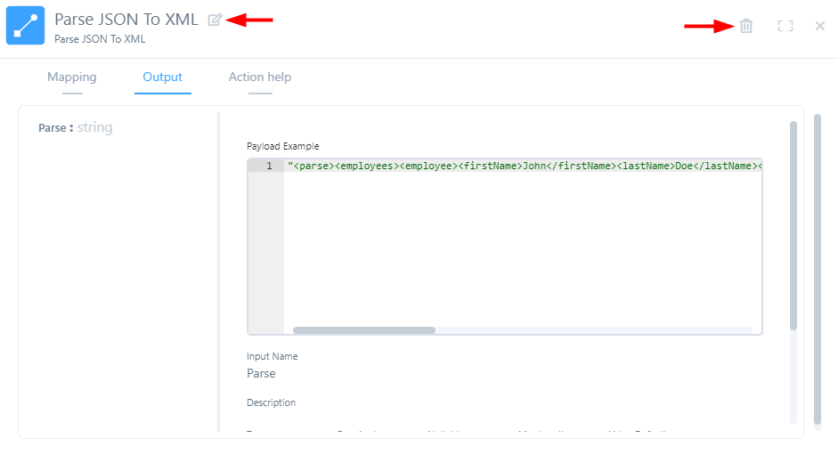 parse json to xml 5