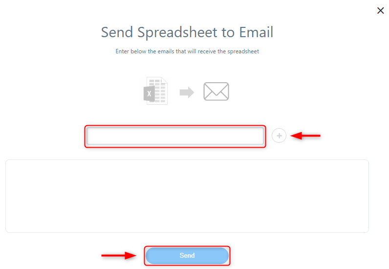 send data via email in a spreadsheet step 3