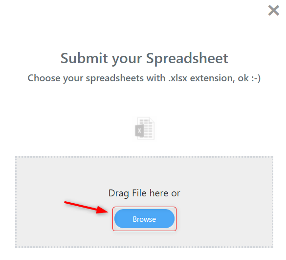 upload data from a spreadsheet step 3