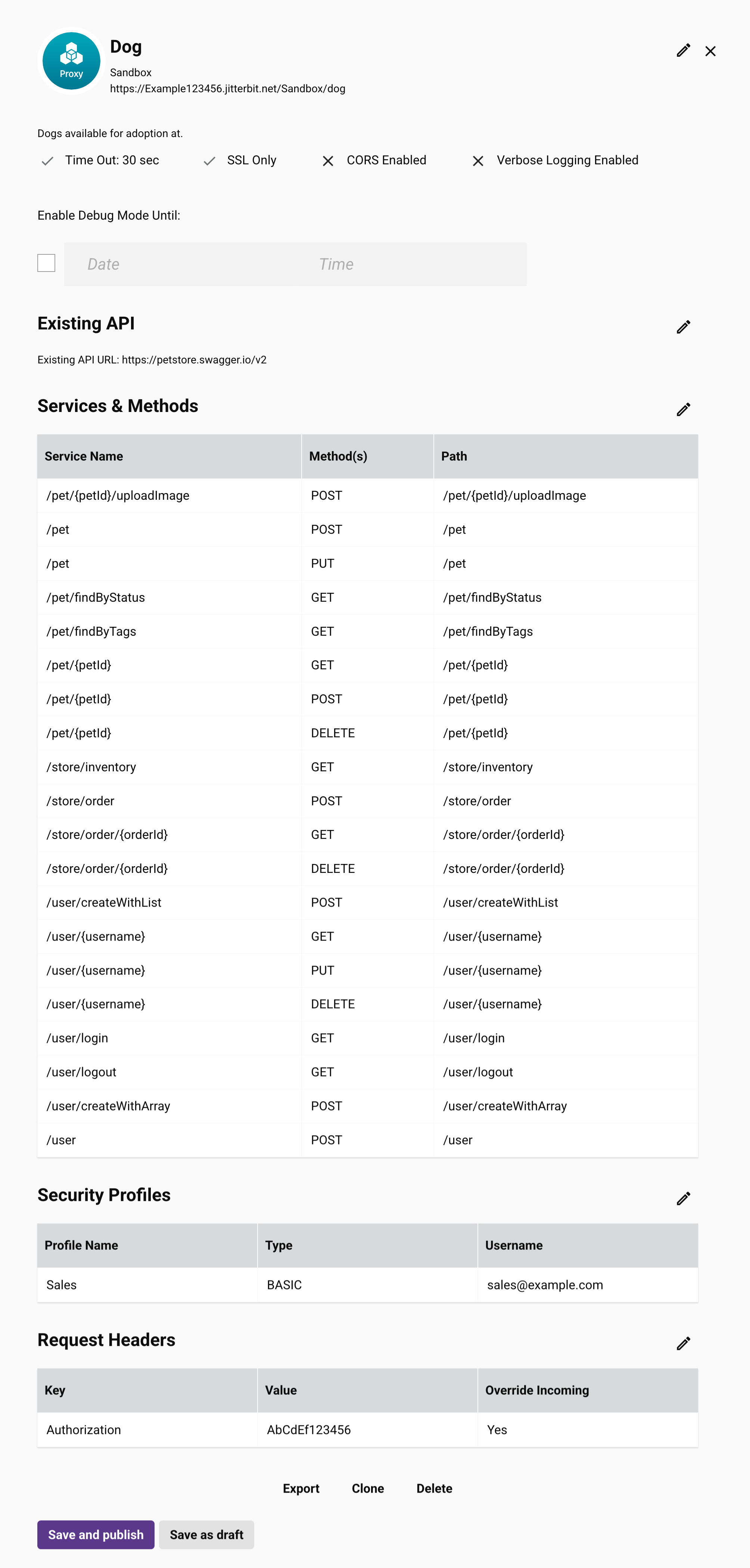create new proxy step 5 summary