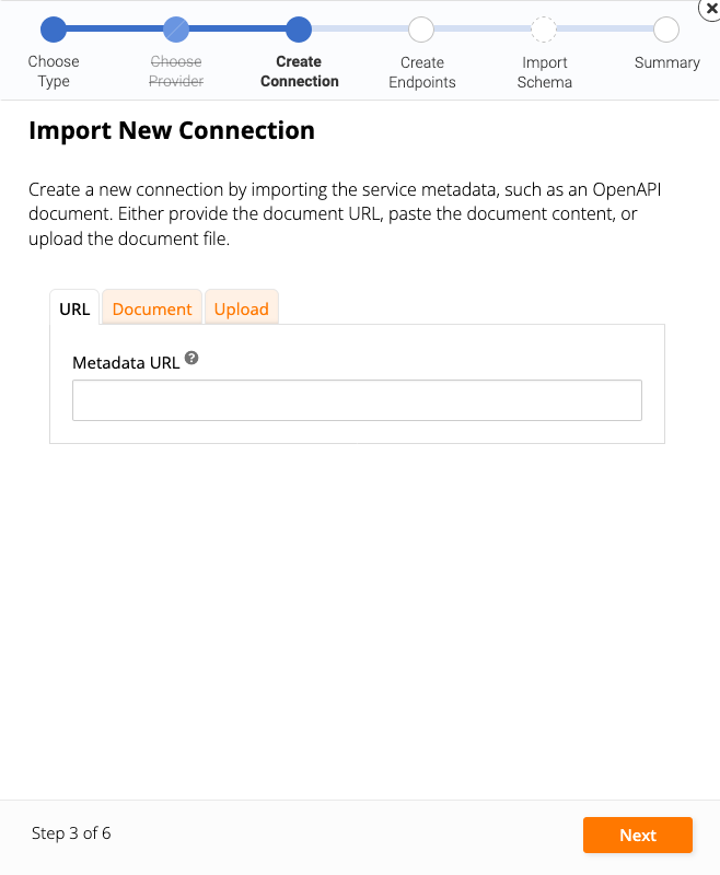Import New Connection