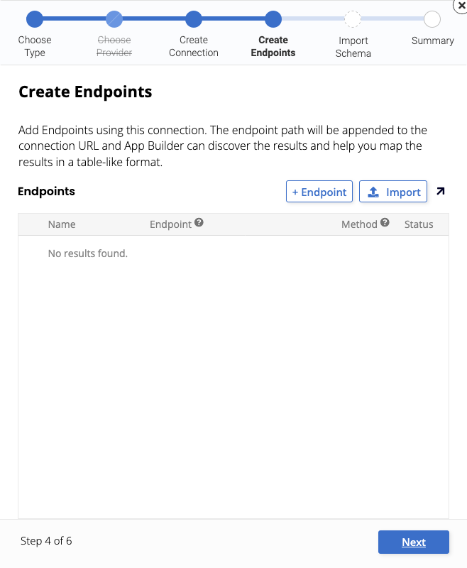 Create Endpoints