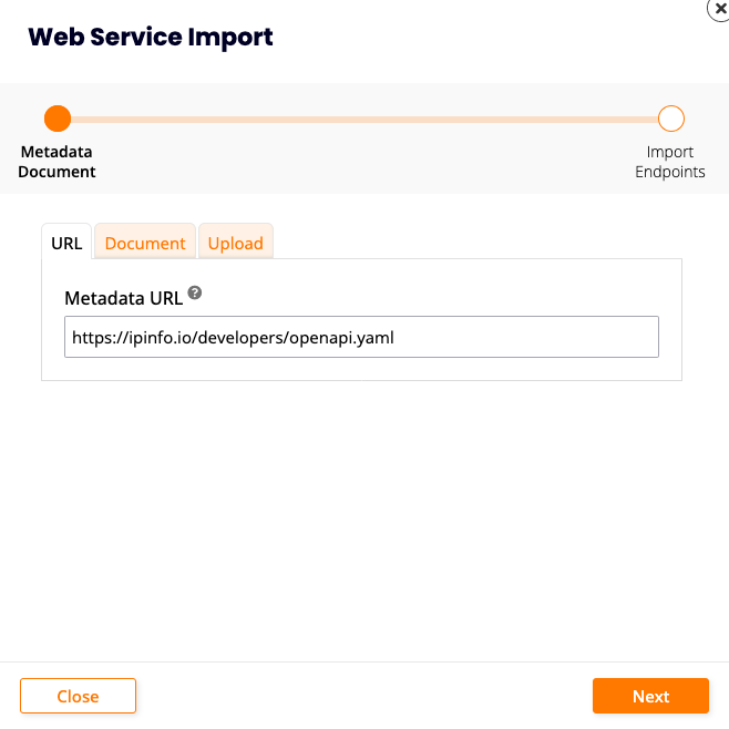 Web Service Imports