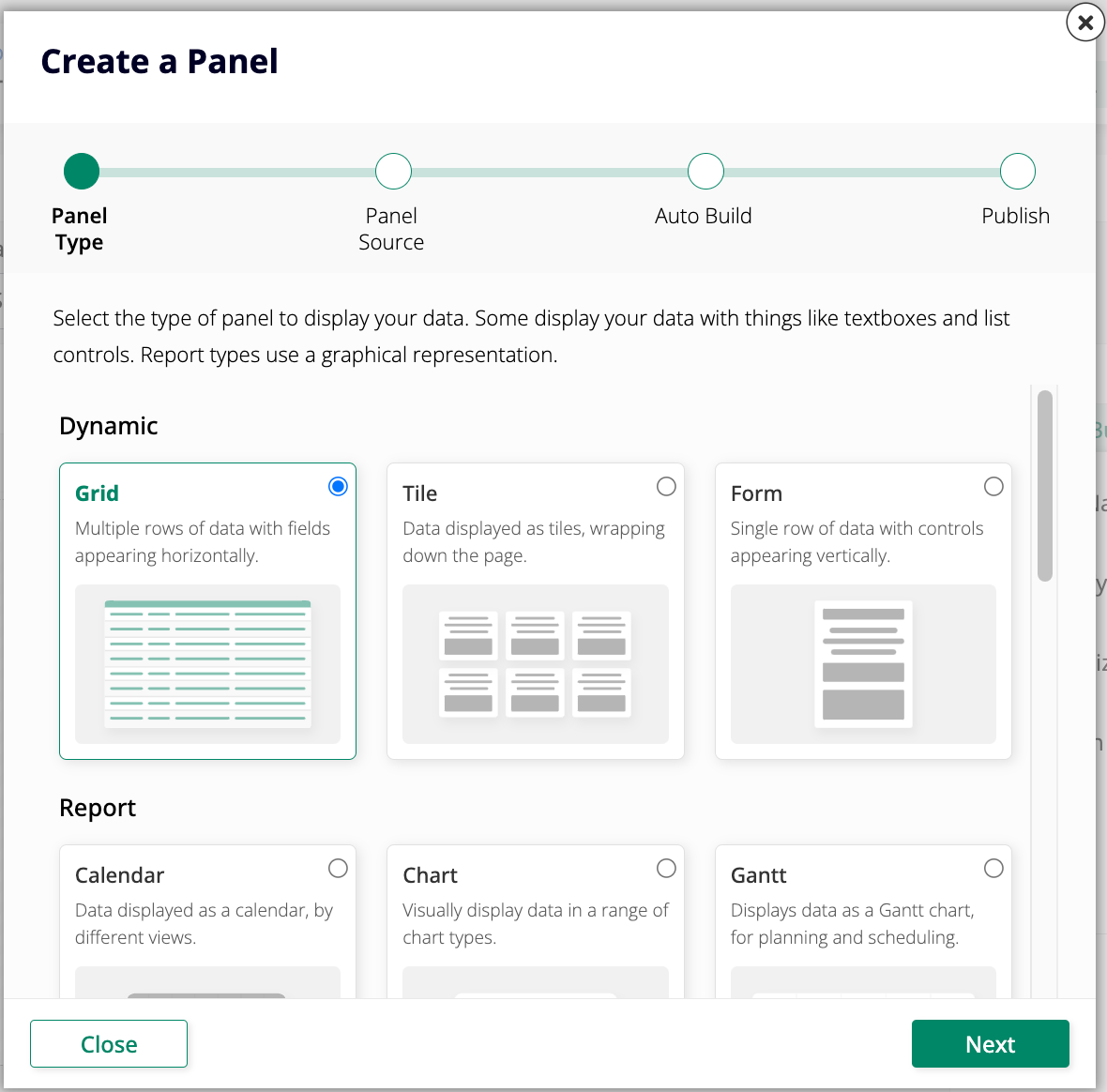 Create A Panel
