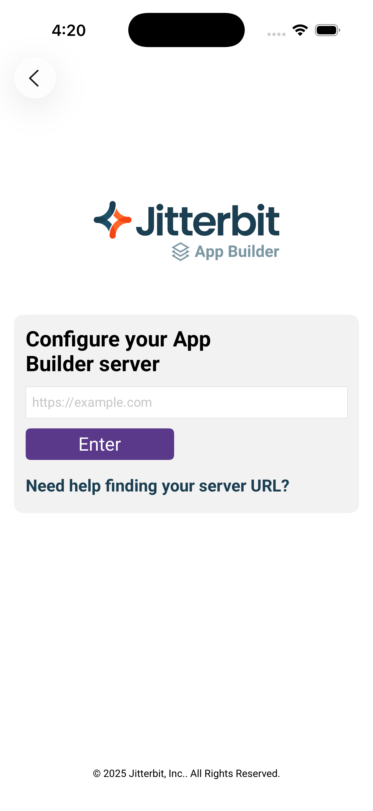 Configure URL