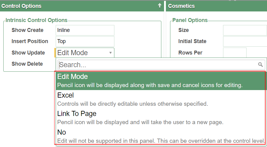 Editoptions Editoptions