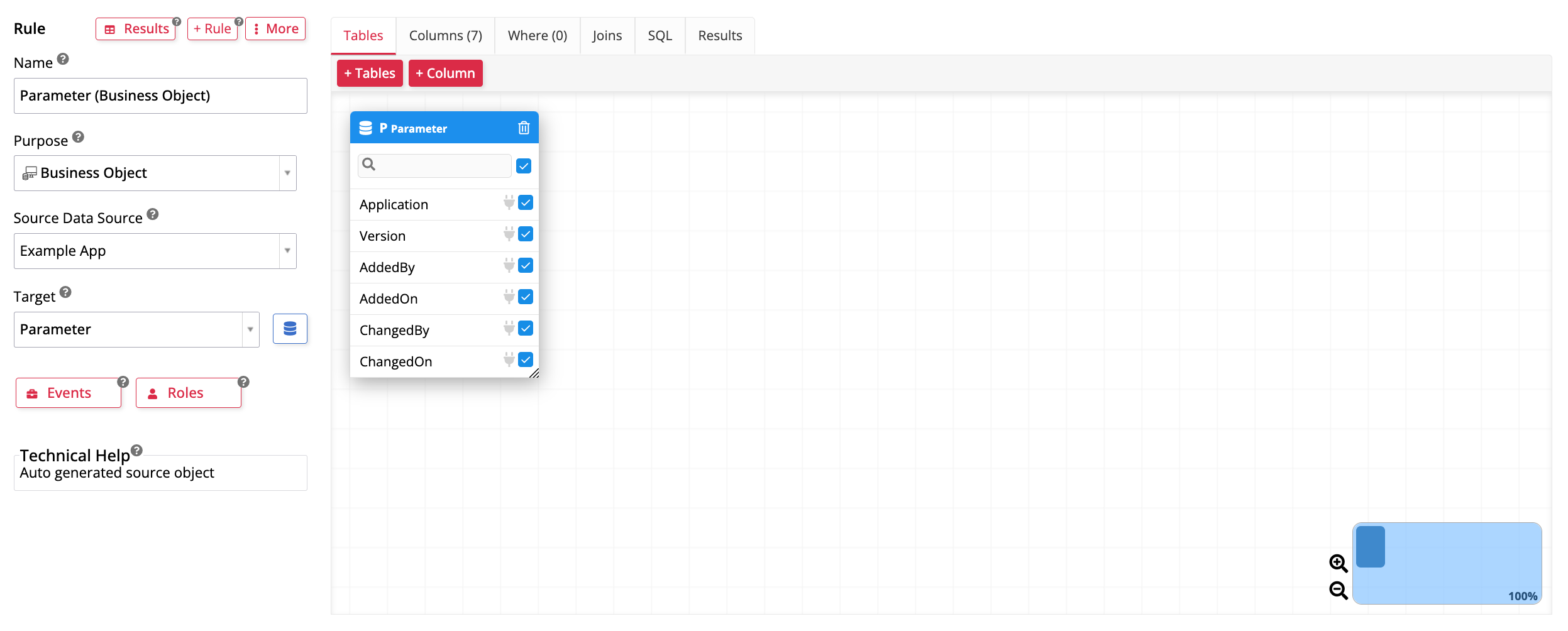 Rule Builder - Edit Mode