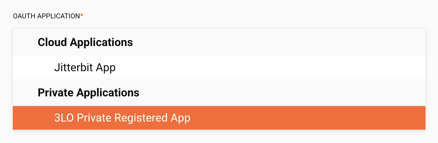 3LO App Dropdown