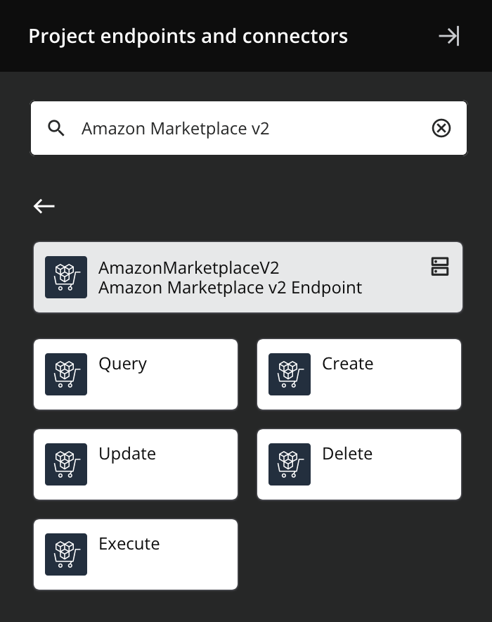 Amazon Marketplace v2 activity types