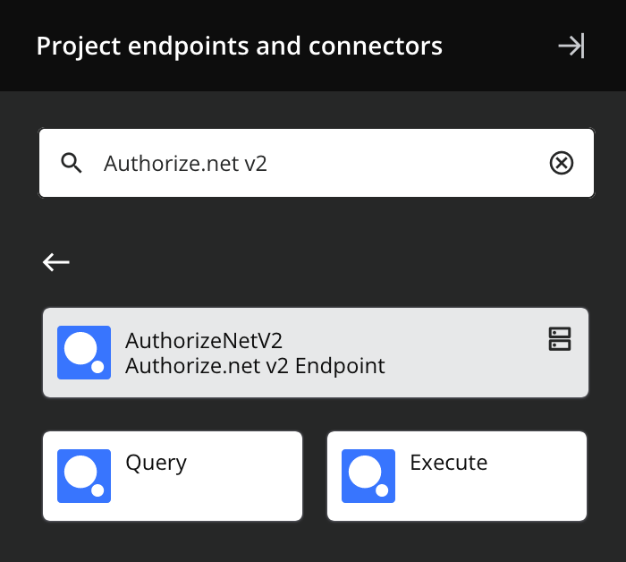 Authorize.net v2 activity types