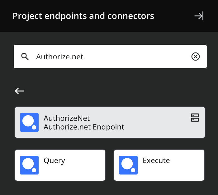 Authorize.net activity types
