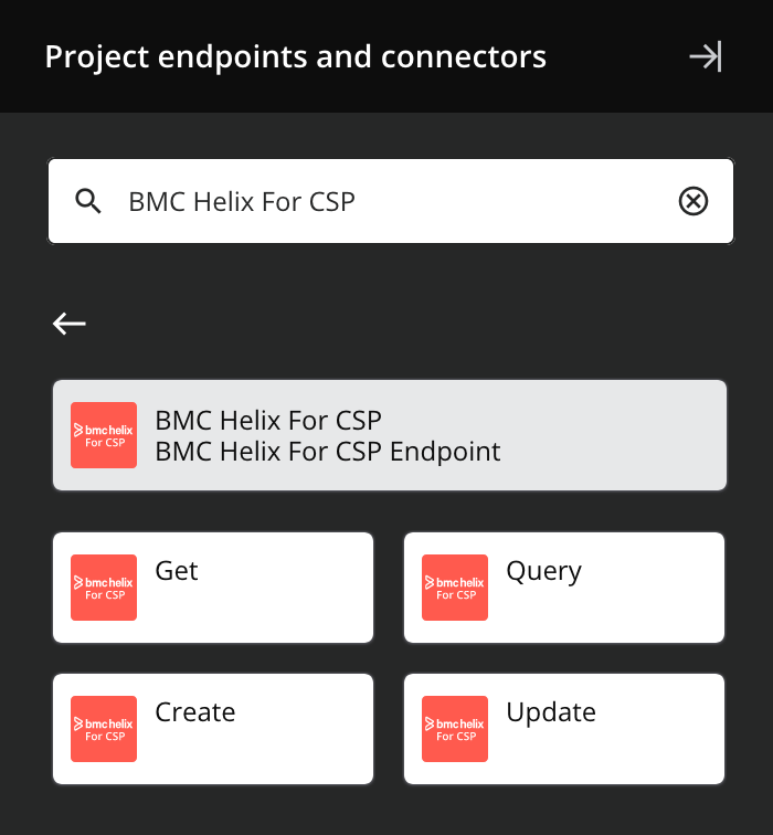 BMC Helix for CSP activity types