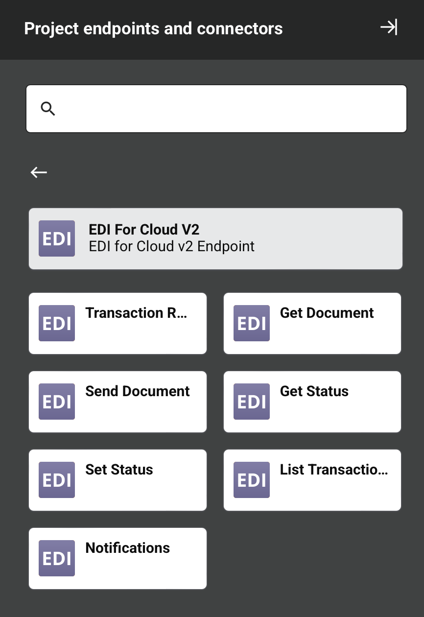 EDI for Cloud v2 activity types