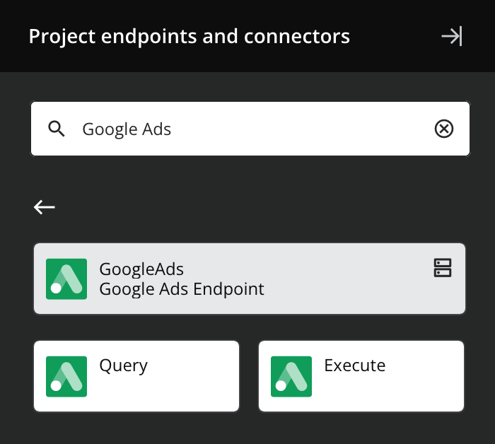 Google Ads activity types