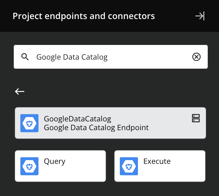 Google Data Catalog activity types