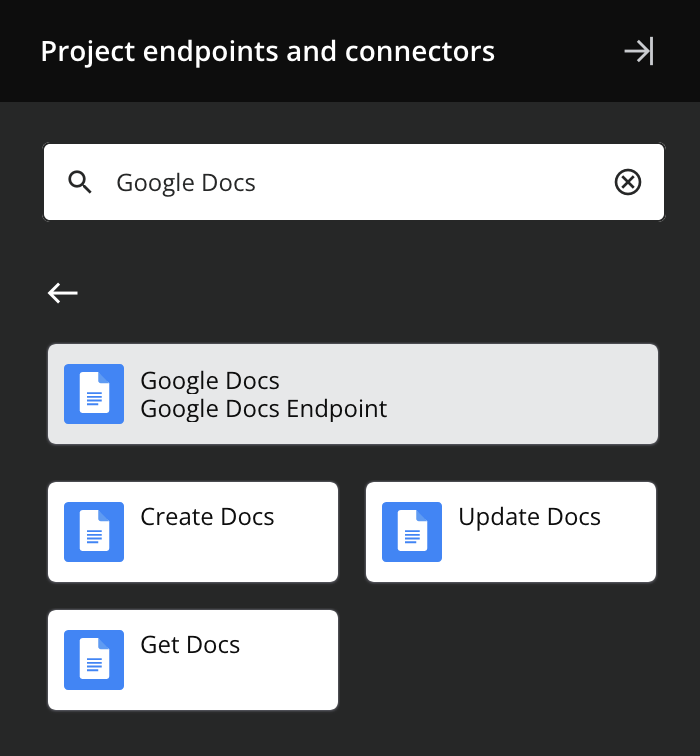 Google Docs activity types
