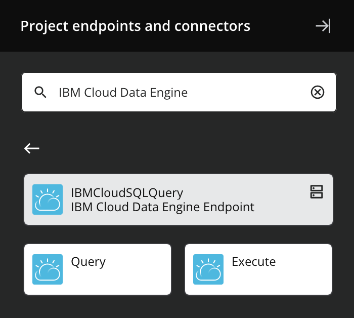 IBM Cloud Data Engine activity types