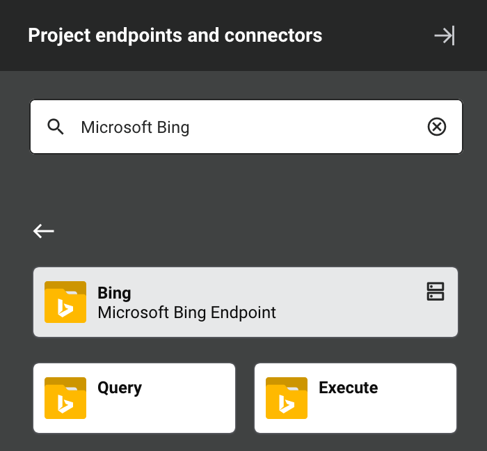 Microsoft Bing activity types