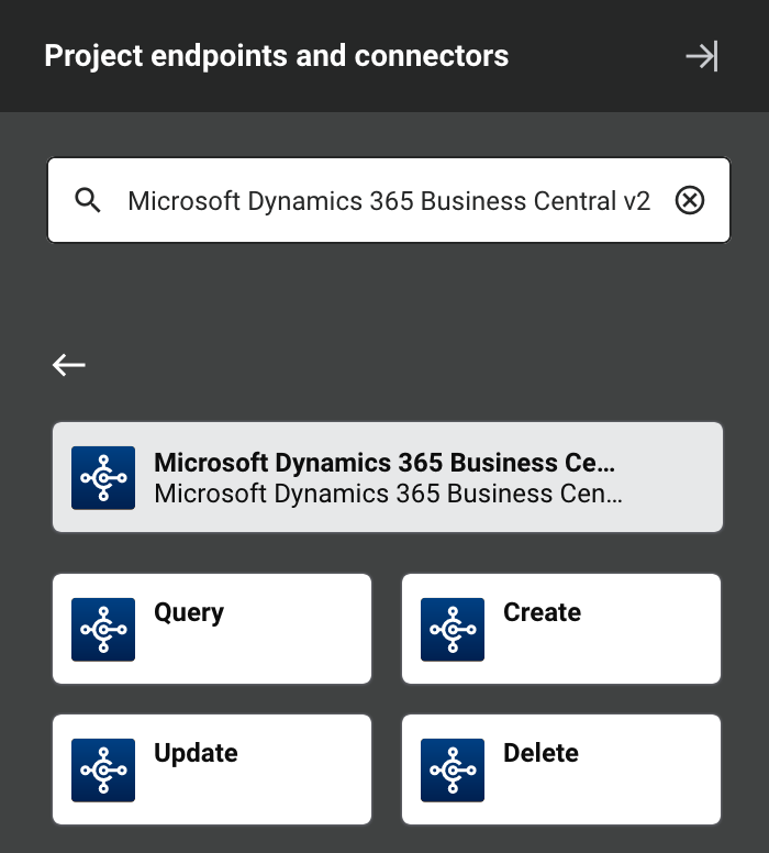 Microsoft Dynamics 365 Business Central v2 activity types