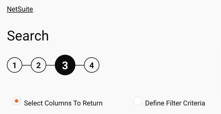 Actividad de búsqueda 3 de NetSuite Búsqueda avanzada 1
