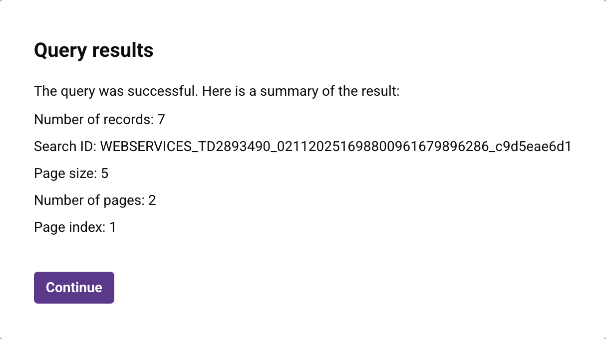 consultar de prueba de búsqueda básica de la actividad 3 de búsqueda de NetSuite