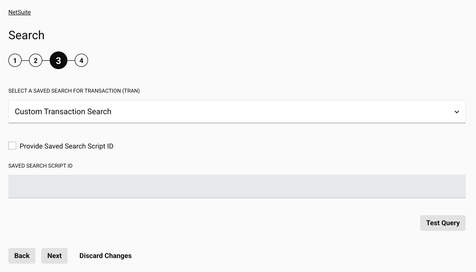 Actividad de búsqueda 3 de NetSuite, búsqueda guardada