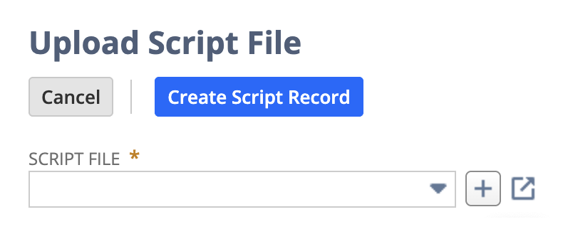 Suitelet script upload 2