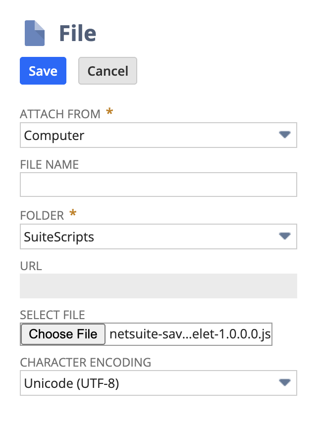 Suitelet script upload 2b