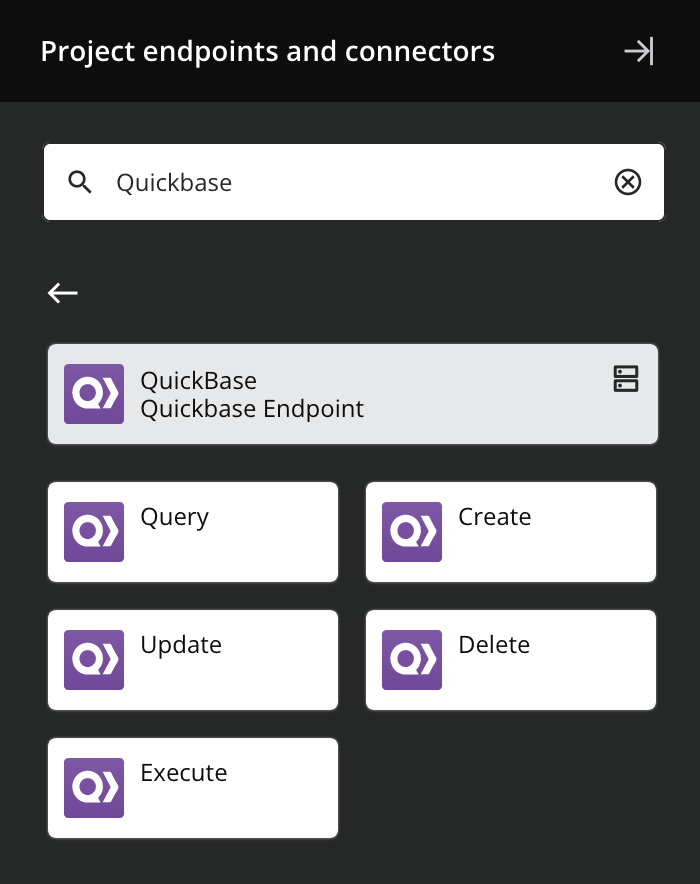 Quickbase activity types