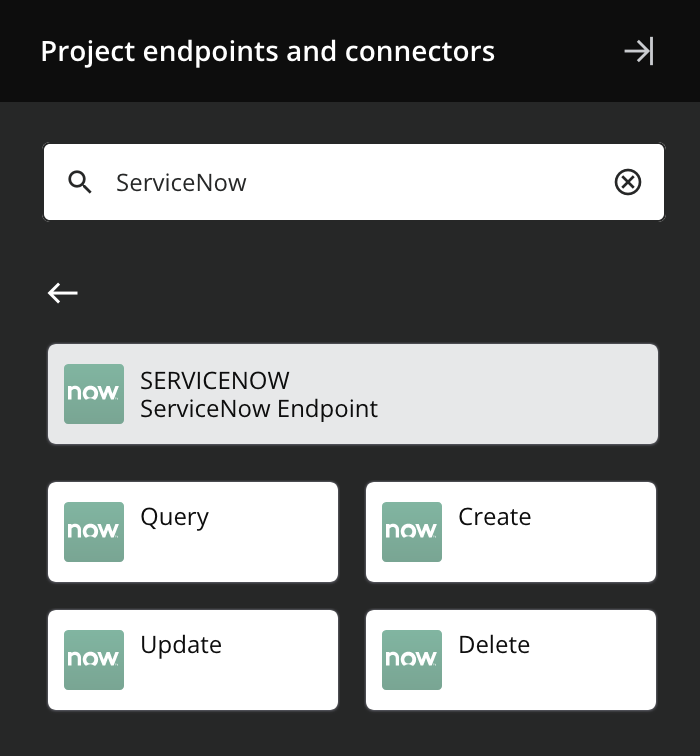 ServiceNow activity types