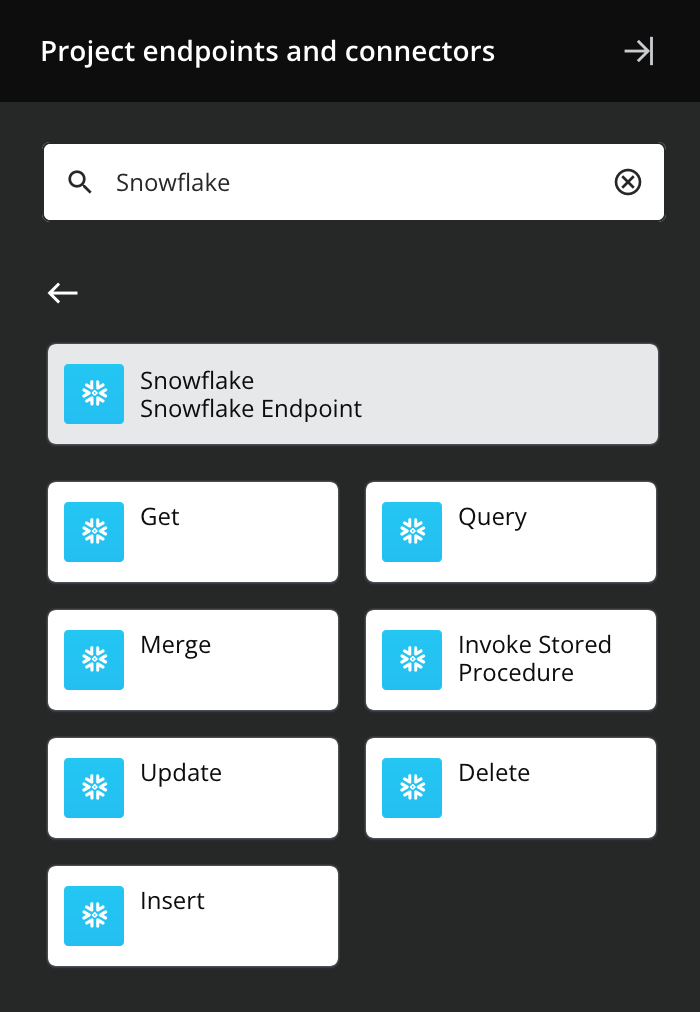 Snowflake activity types