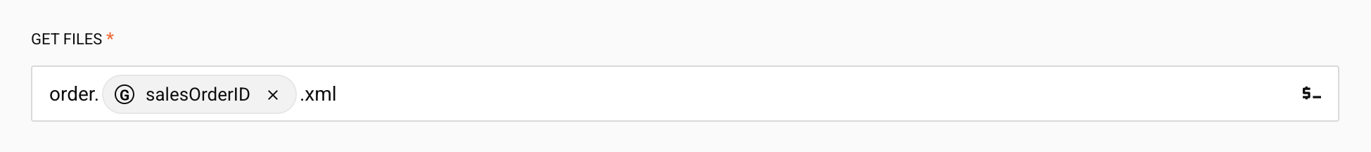 File Share read variable field