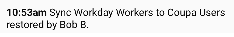 project history restore