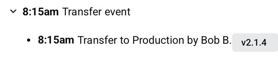 project history transfer