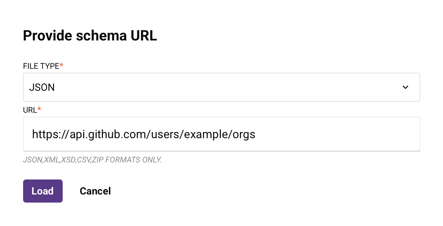 upload schema URL 2