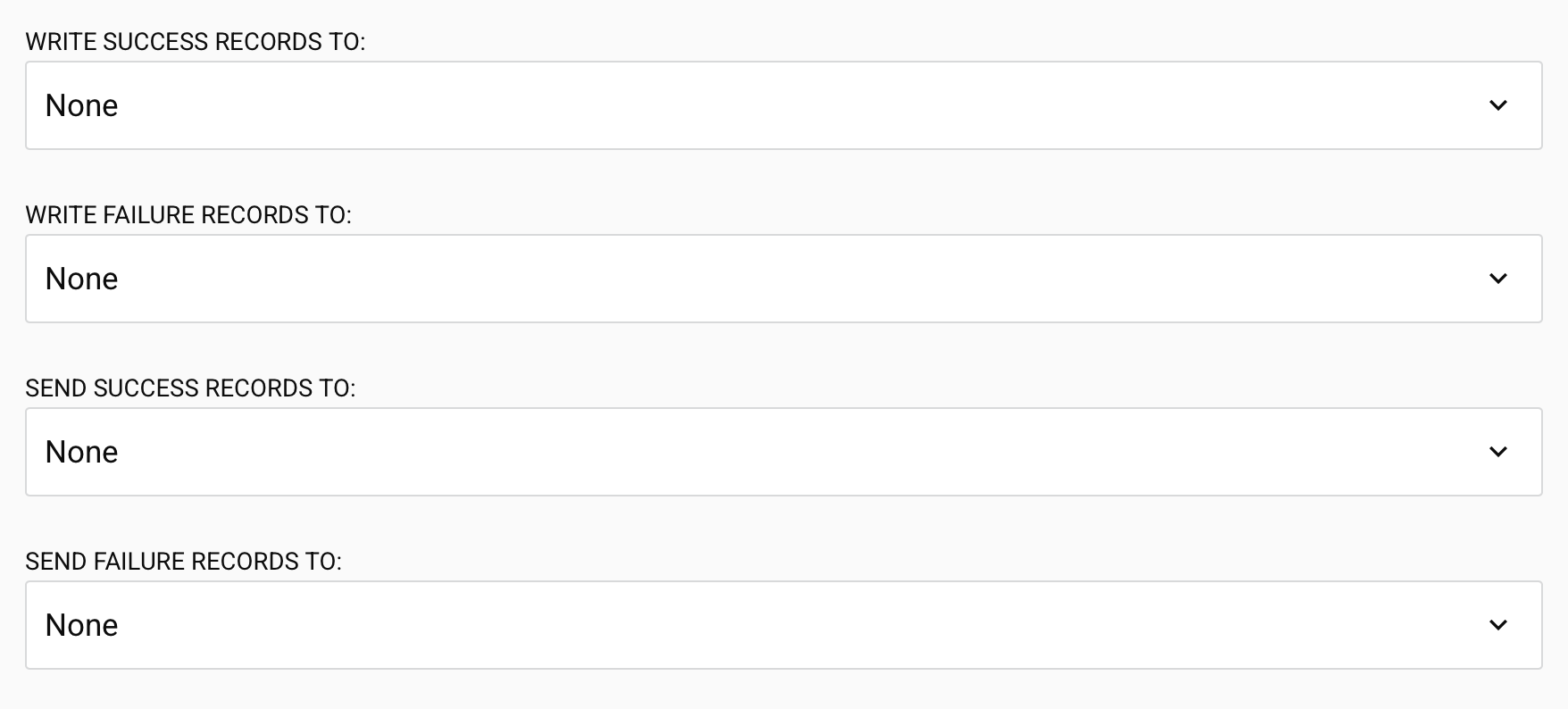 salesforce write failure and success